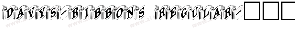 Davys-Ribbons Regular字体转换